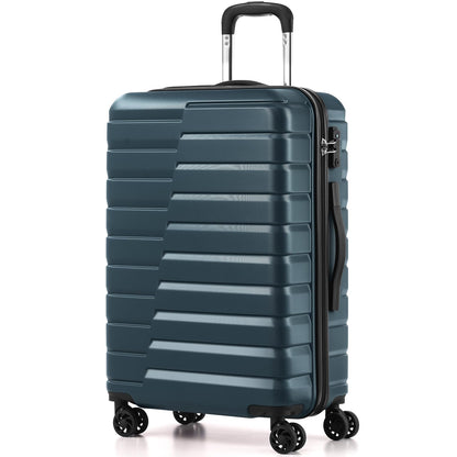 Coolife Luggage Suitcase Luggage set PC ABS TSA Lock Spinner Carry on 3 Piece Sets