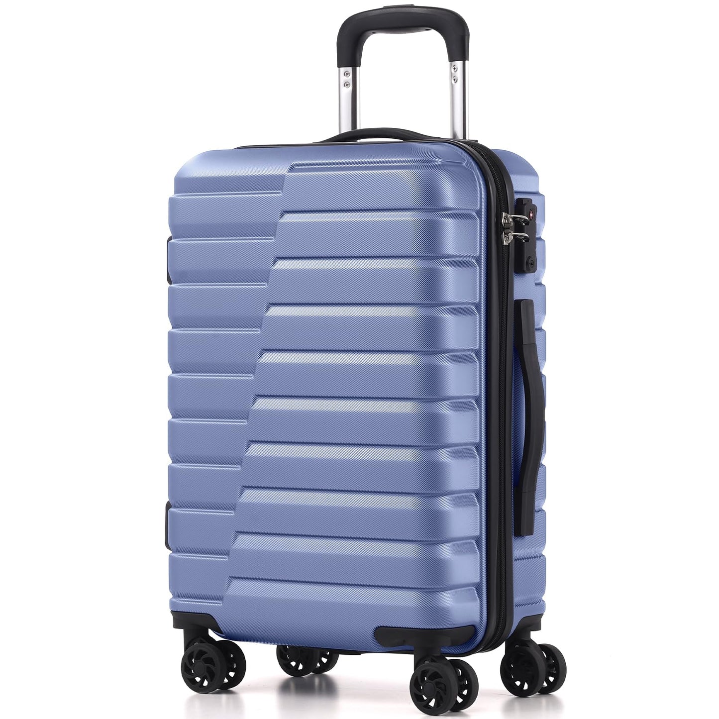 Coolife Luggage Suitcase Luggage set PC ABS TSA Lock Spinner Carry on 3 Piece Sets