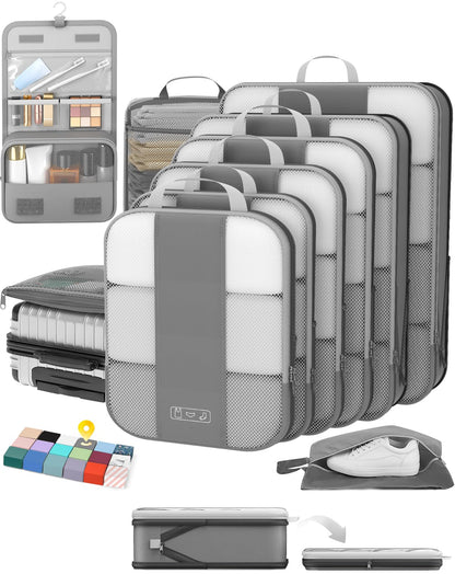 OlarHike Compression Packing Cubes Garment Bags