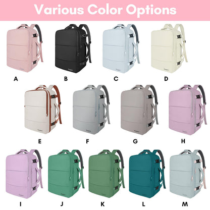 Taygeer Travel Backpack for Women Men, TSA Approved Carry On Backpack with USB Charging Port & Shoe Pouch