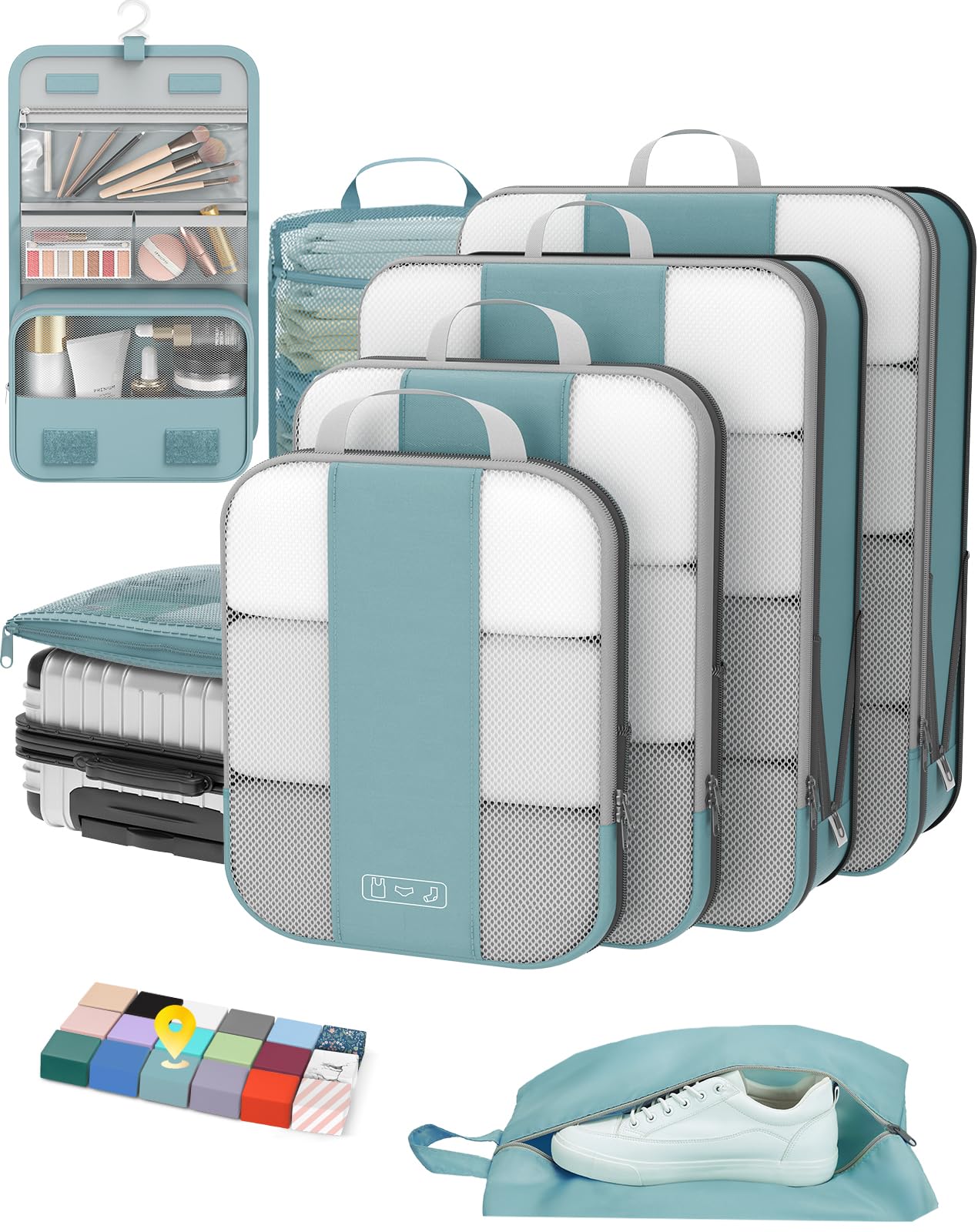 OlarHike Compression Packing Cubes Garment Bags