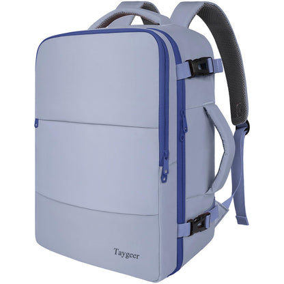 Taygeer Travel Backpack for Women Men, TSA Approved Carry On Backpack with USB Charging Port & Shoe Pouch