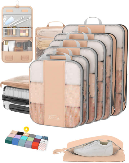 OlarHike Compression Packing Cubes Garment Bags