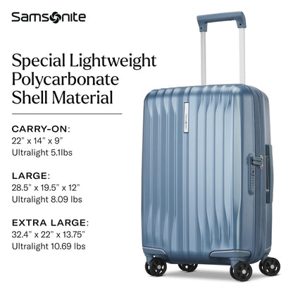 Samsonite UpLIFT Hardside Luggage with Spinner Wheels - Airline-Approved, TSA Lock, Adjustable Handle System - Polycarbonate Hard Suitcase for Ultra Lightweight Travel