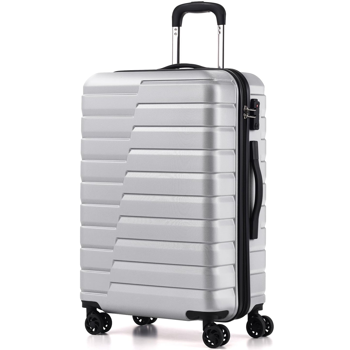 Coolife Luggage Suitcase Luggage set PC ABS TSA Lock Spinner Carry on 3 Piece Sets