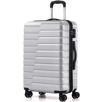 Coolife Luggage Suitcase Luggage set PC ABS TSA Lock Spinner Carry on 3 Piece Sets