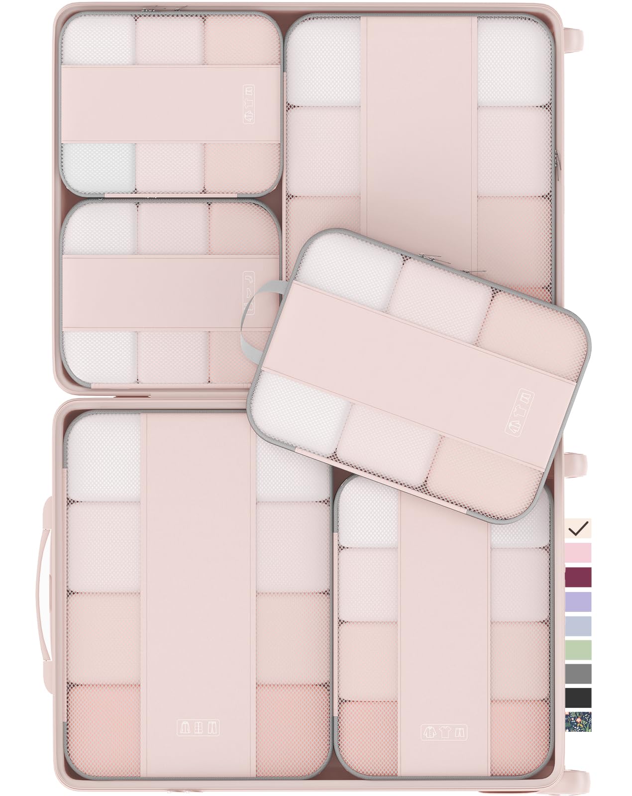 OlarHike Compression Packing Cubes Garment Bags