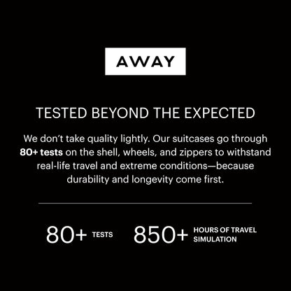 Away Checked Suitcase