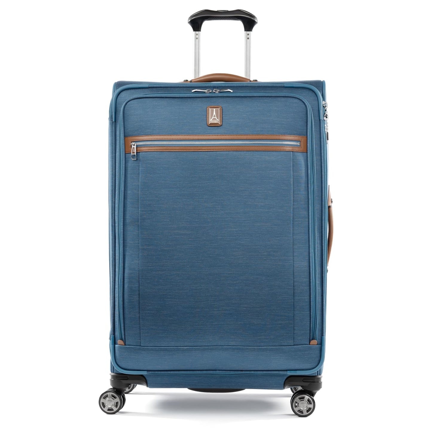 Travelpro Platinum Elite Softside Expandable Checked Luggage, 8 Wheel Spinner Large Suitcase, TSA Lock, Men and Women