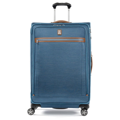 Travelpro Platinum Elite Softside Expandable Checked Luggage, 8 Wheel Spinner Large Suitcase, TSA Lock, Men and Women
