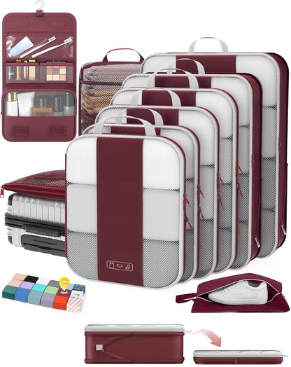 OlarHike Compression Packing Cubes Garment Bags