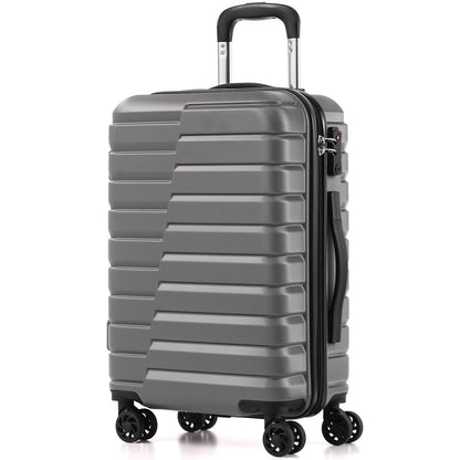 Coolife Luggage Suitcase Luggage set PC ABS TSA Lock Spinner Carry on 3 Piece Sets