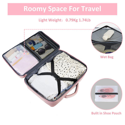 Taygeer Travel Backpack for Women Men, TSA Approved Carry On Backpack with USB Charging Port & Shoe Pouch