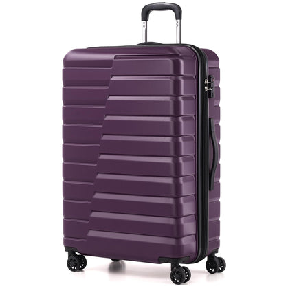 Coolife Luggage Suitcase Luggage set PC ABS TSA Lock Spinner Carry on 3 Piece Sets