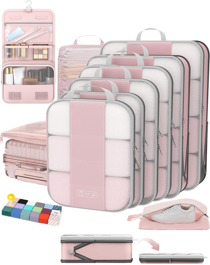 OlarHike Compression Packing Cubes Garment Bags