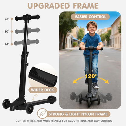 smilesun 4-in-1 Detachable Scooter Suitcase for Kids & Teens – 3D Owl/Dolphin Hardside Ride-On Luggage, Lightweight Foldable Design, Unique Travel Gift for Children