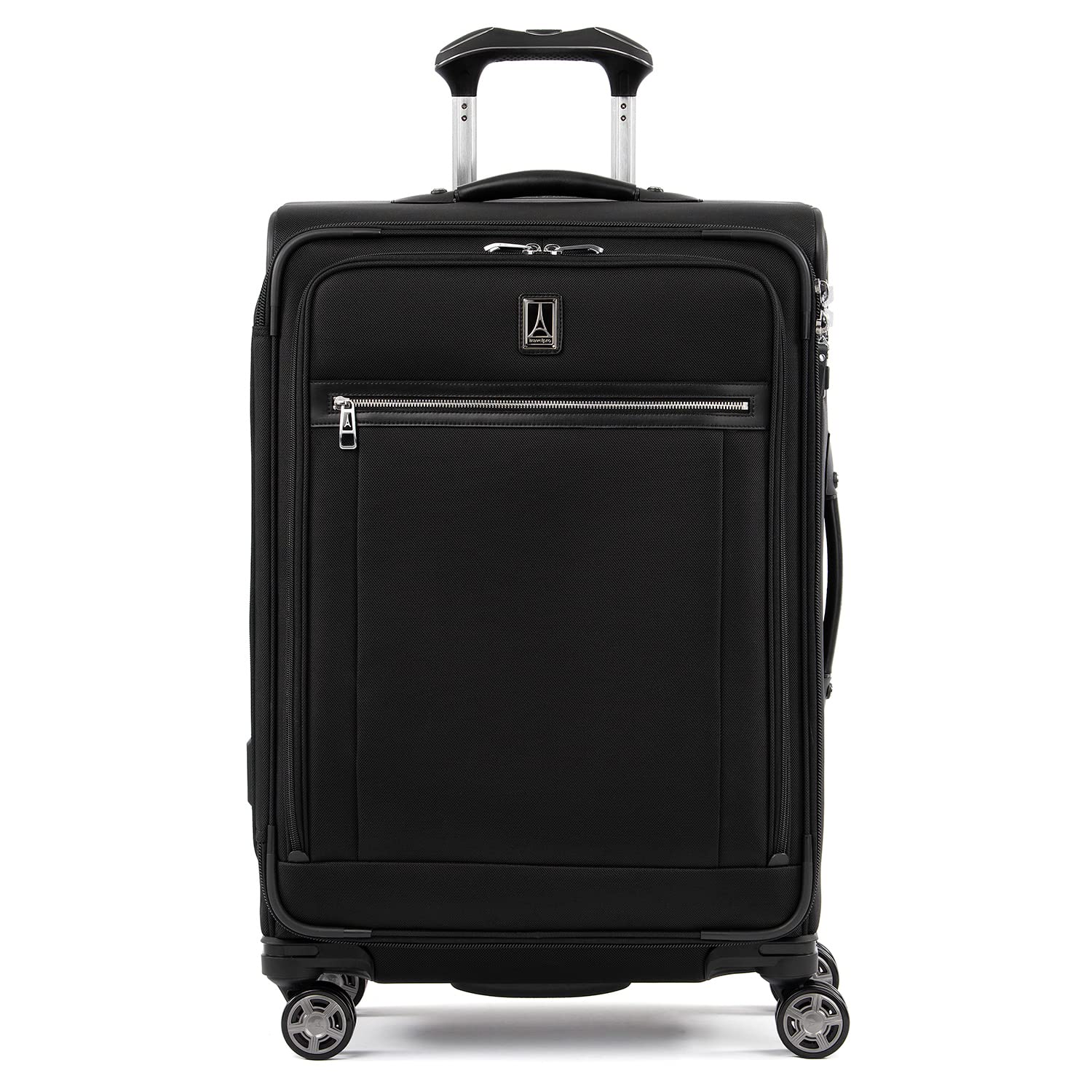 Travelpro Platinum Elite Softside Expandable Checked Luggage, 8 Wheel Spinner Large Suitcase, TSA Lock, Men and Women