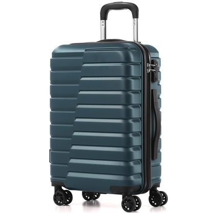 Coolife Luggage Suitcase Luggage set PC ABS TSA Lock Spinner Carry on 3 Piece Sets