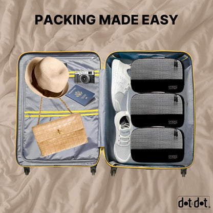 Packing Cubes for Suitcases - 5 Pcs set of Packing Cubes for Travel Carry on Suitcase Organizer Bags - Travel Cubes Organizer Bags for Luggage