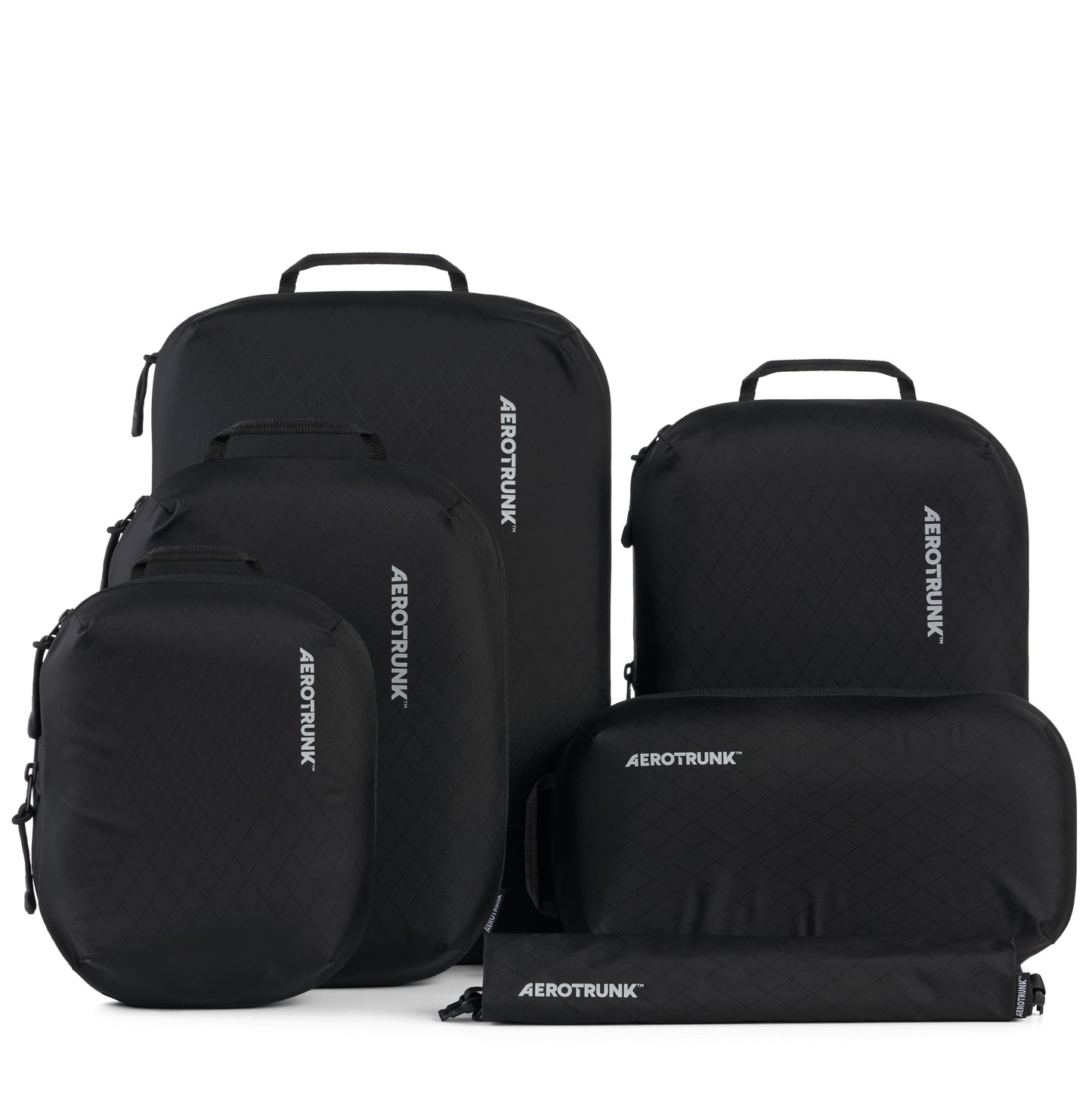 Aerotrunk Ultralight Compression Packing Cubes - Lightweight Travel Organizers for Suitcases and Luggage