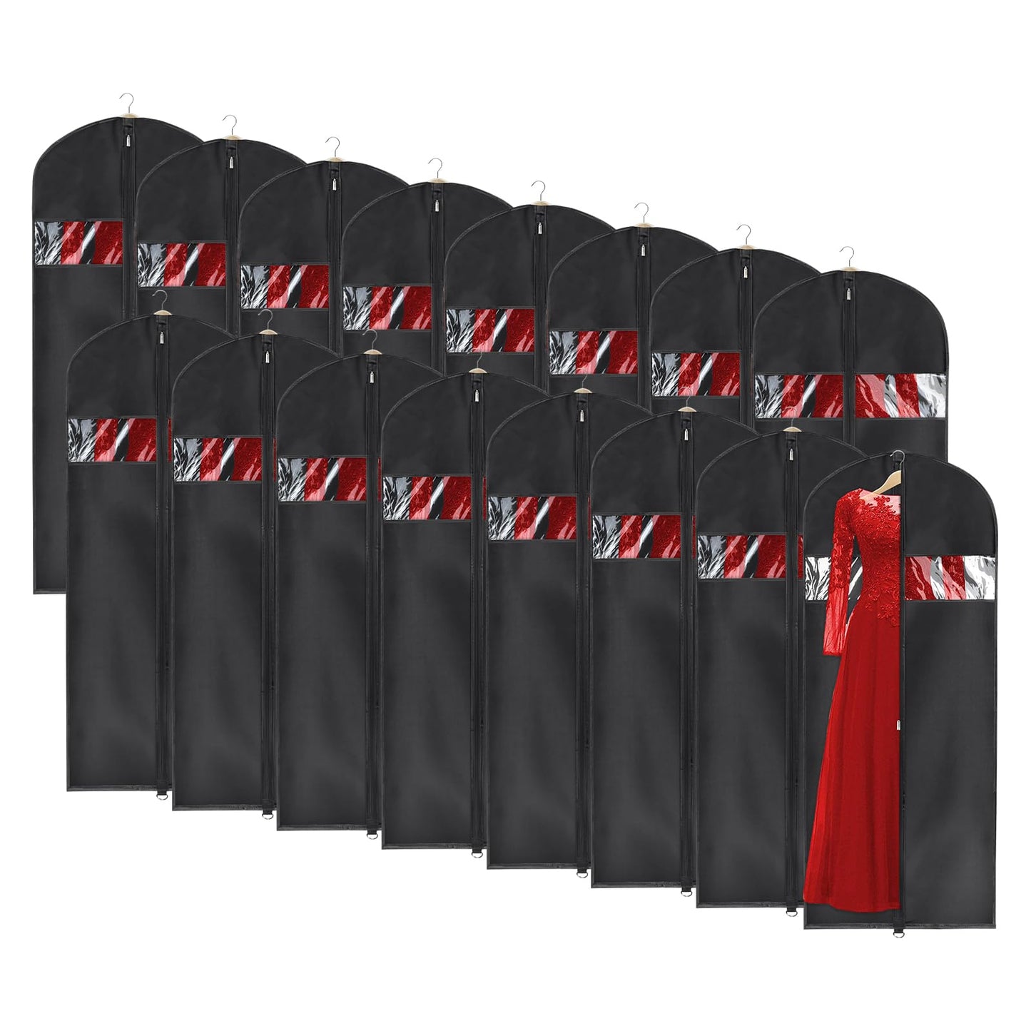 Univivi Lightweight Garment Bag Suit Bag for Storage and Travel