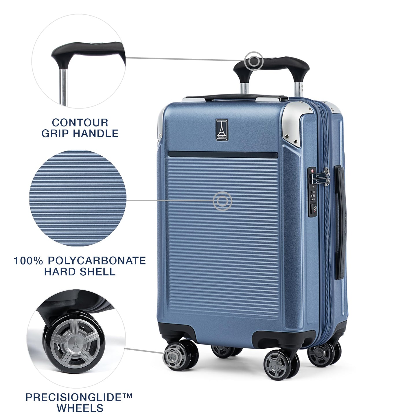 Travelpro Platinum Elite Hardside Expandable Spinner Wheel Luggage TSA Lock Hard Shell Polycarbonate Suitcase