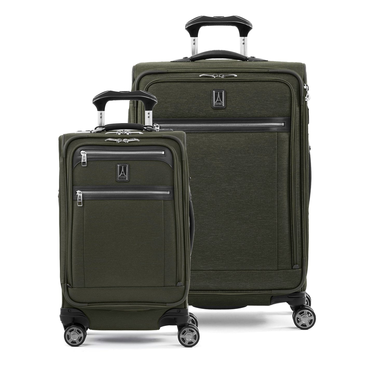Travelpro Platinum Elite Softside Expandable Checked Luggage, 8 Wheel Spinner Large Suitcase, TSA Lock, Men and Women