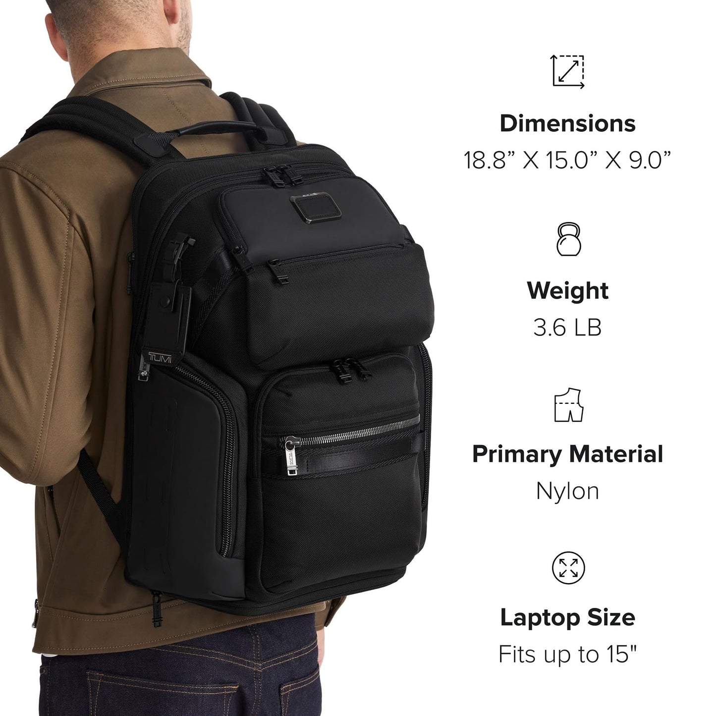 Tumi Mens Nomadic Backpack