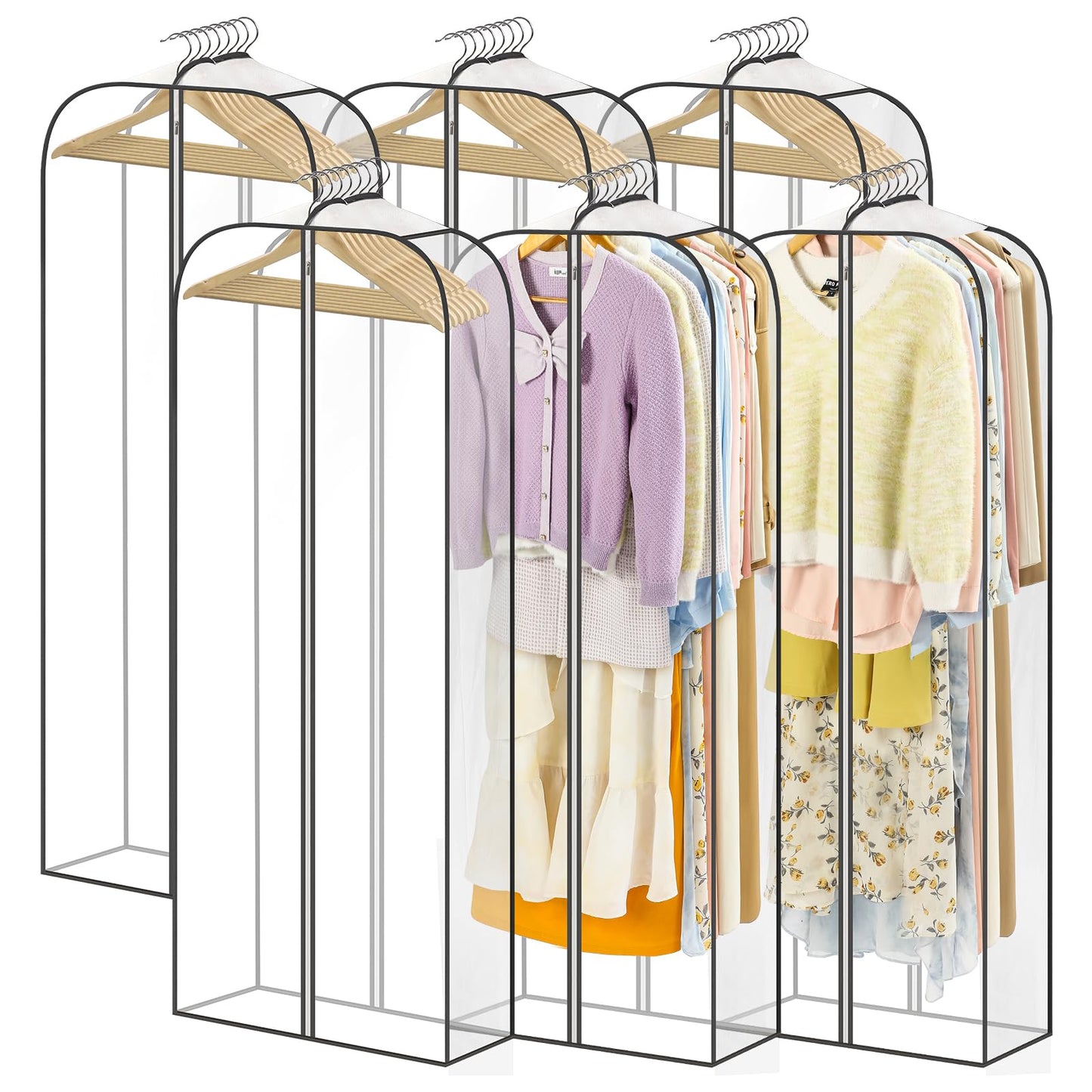 6 Pack Clothes Storage Bags
