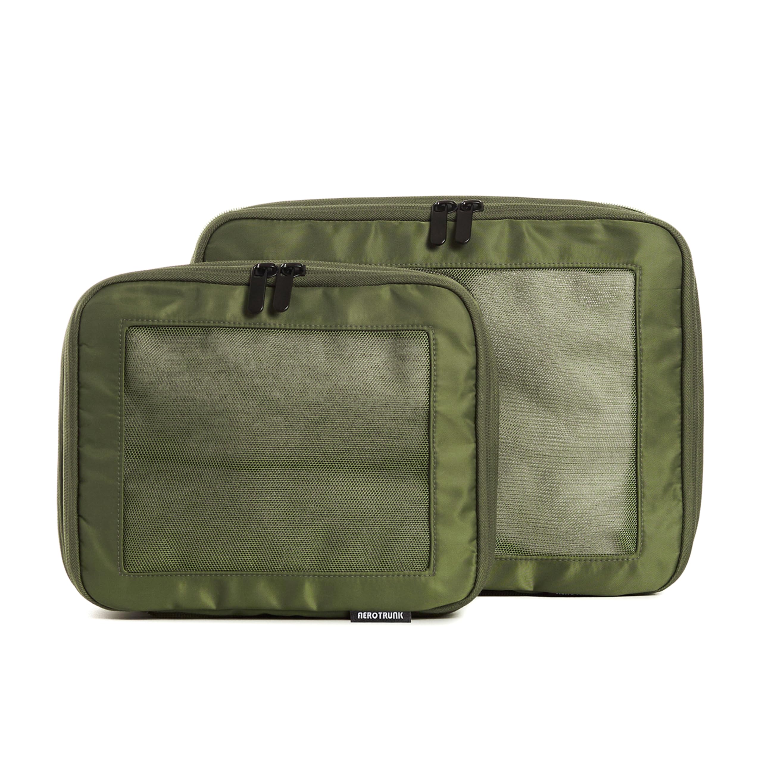 Aerotrunk Compression Packing Cubes for Travel - Luggage Organizer Bags - Double Zipper Packing Cubes for Suitcases