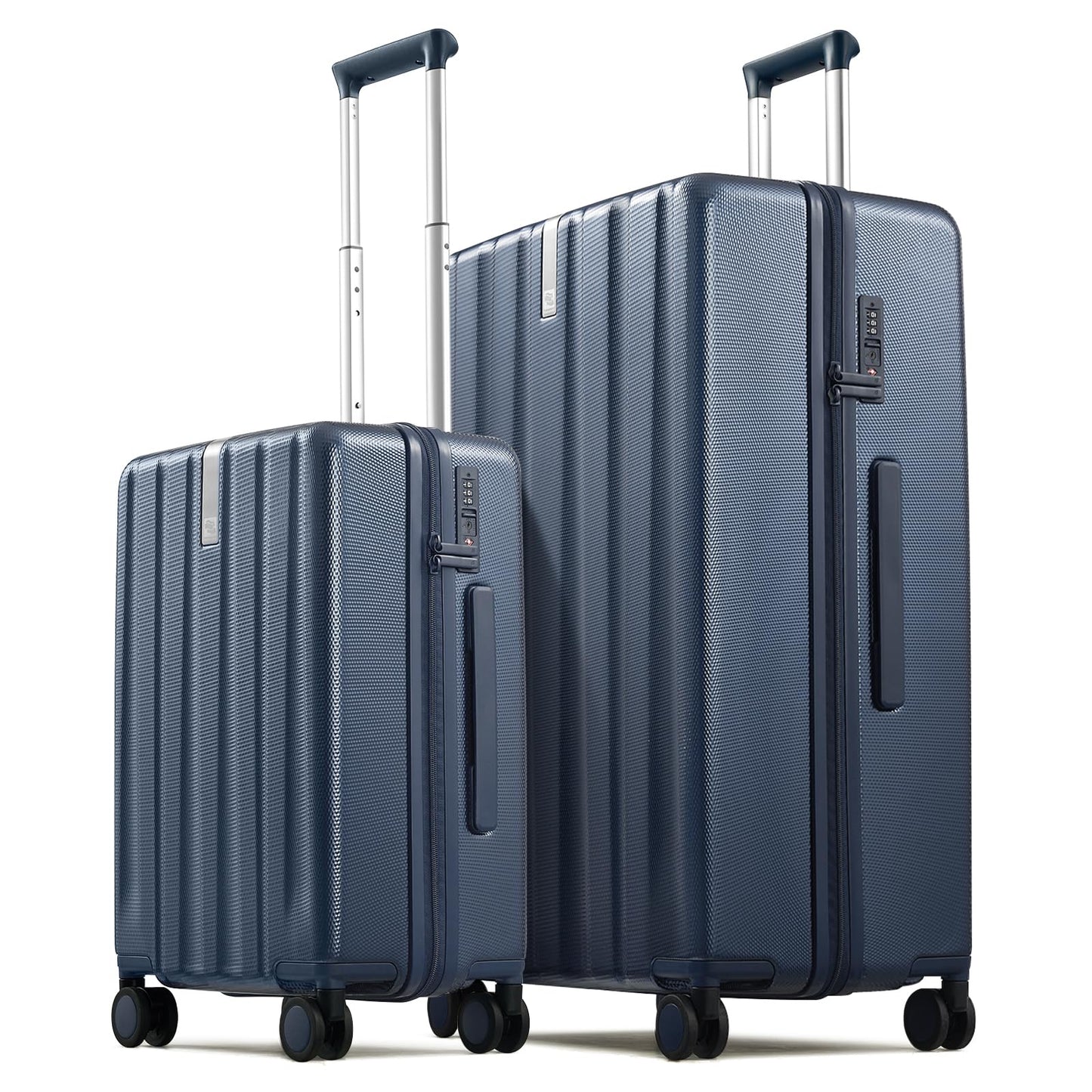 Hanke Upgraded Elite Luggage, PC Hard Shell Suitcases with Wheels, TSA Lock, Explosion-Proof Zipper Suitcase for Long Travel Men & Women