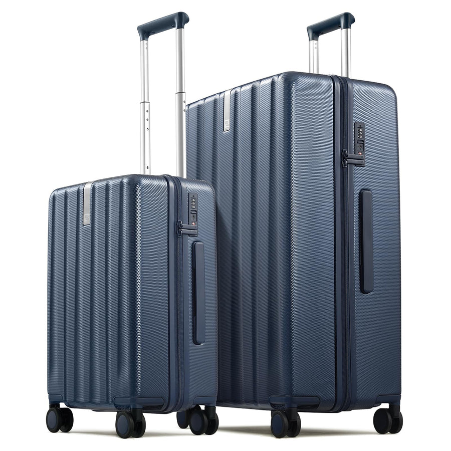 Hanke Upgraded Elite Luggage, PC Hard Shell Suitcases with Wheels, TSA Lock, Explosion-Proof Zipper Suitcase for Long Travel Men & Women