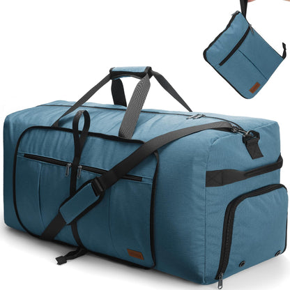 Urtala Travel Duffel Bag for Women & Men, Large Foldable Overnight Weekender Bag with Shoes Compartment & Shoulder Strap, Lightweight Waterproof Luggage Bag