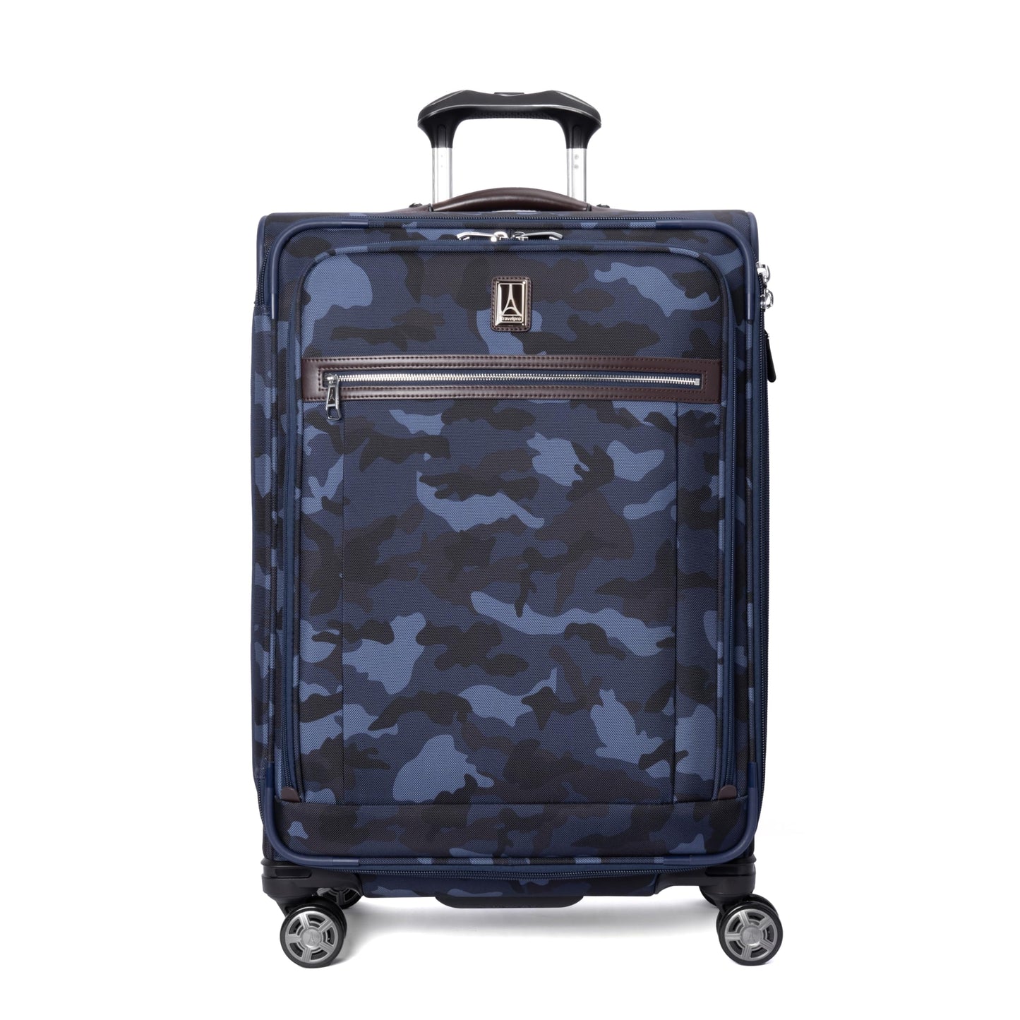 Travelpro Platinum Elite Softside Expandable Checked Luggage, 8 Wheel Spinner Large Suitcase, TSA Lock, Men and Women
