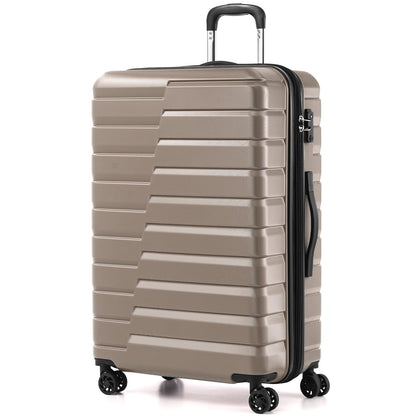 Coolife Luggage Suitcase Luggage set PC ABS TSA Lock Spinner Carry on 3 Piece Sets