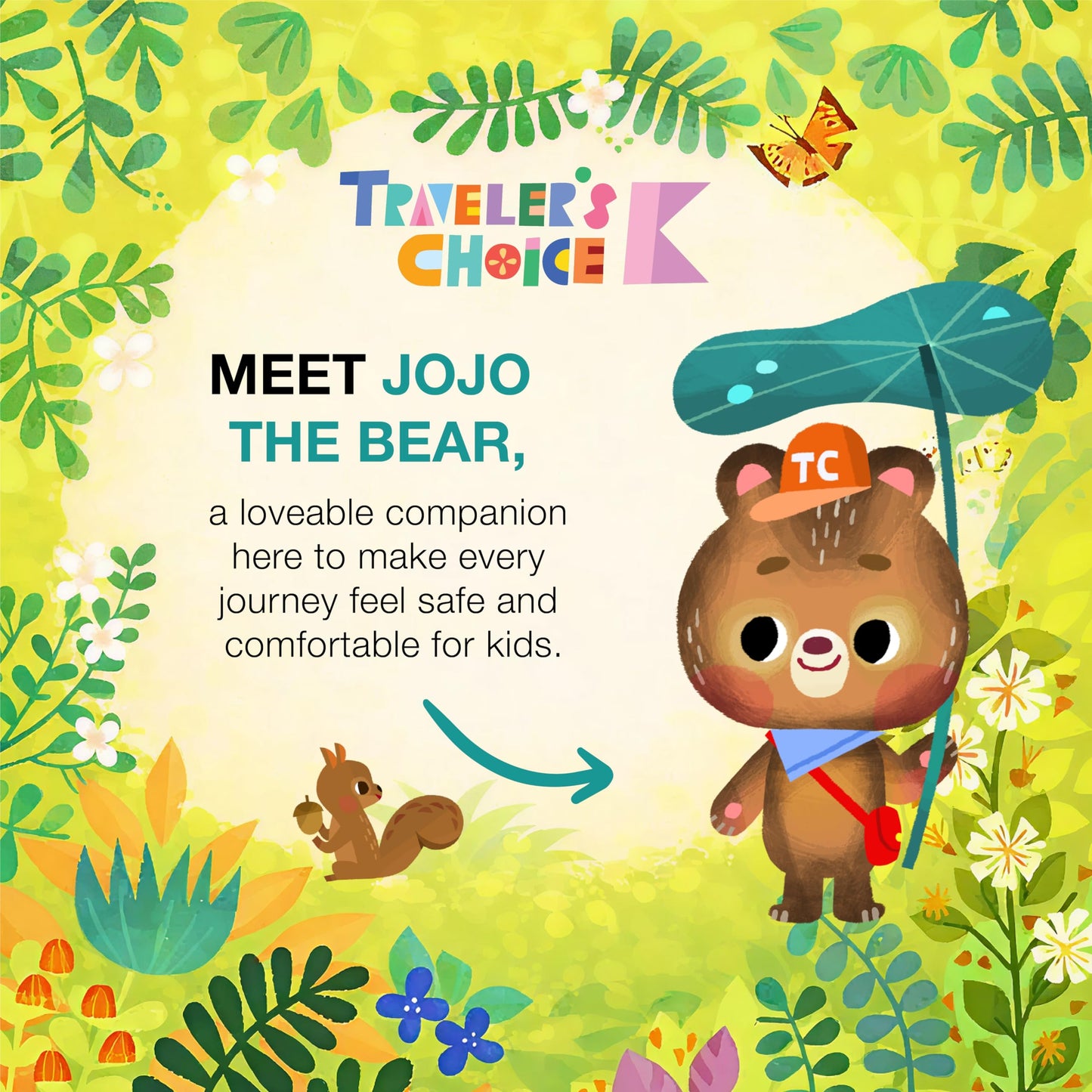 Traveler's Choice Kids JoJo the Bear's Travel Adventure