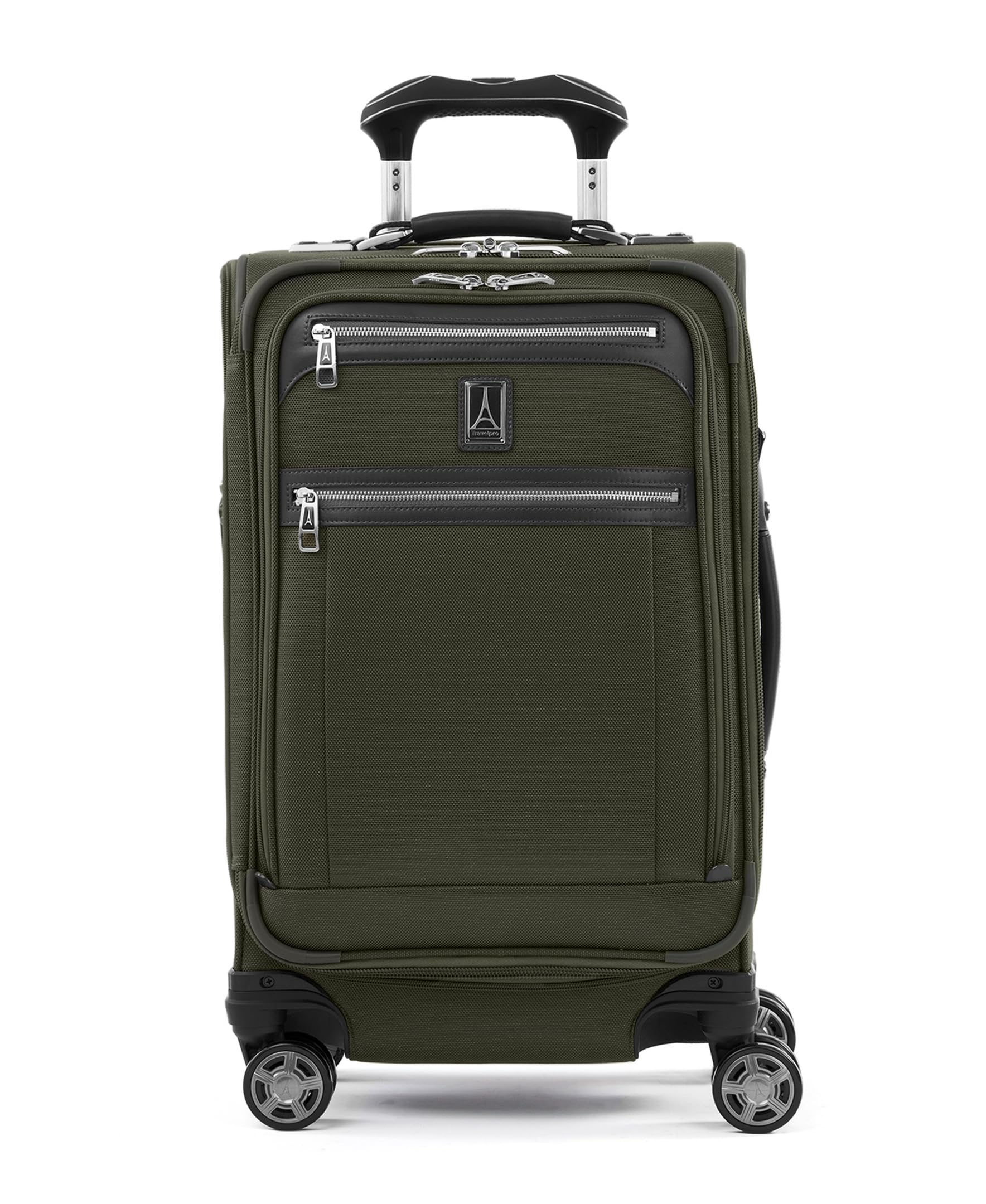 Travelpro Platinum Elite Softside Expandable Checked Luggage, 8 Wheel Spinner Large Suitcase, TSA Lock, Men and Women