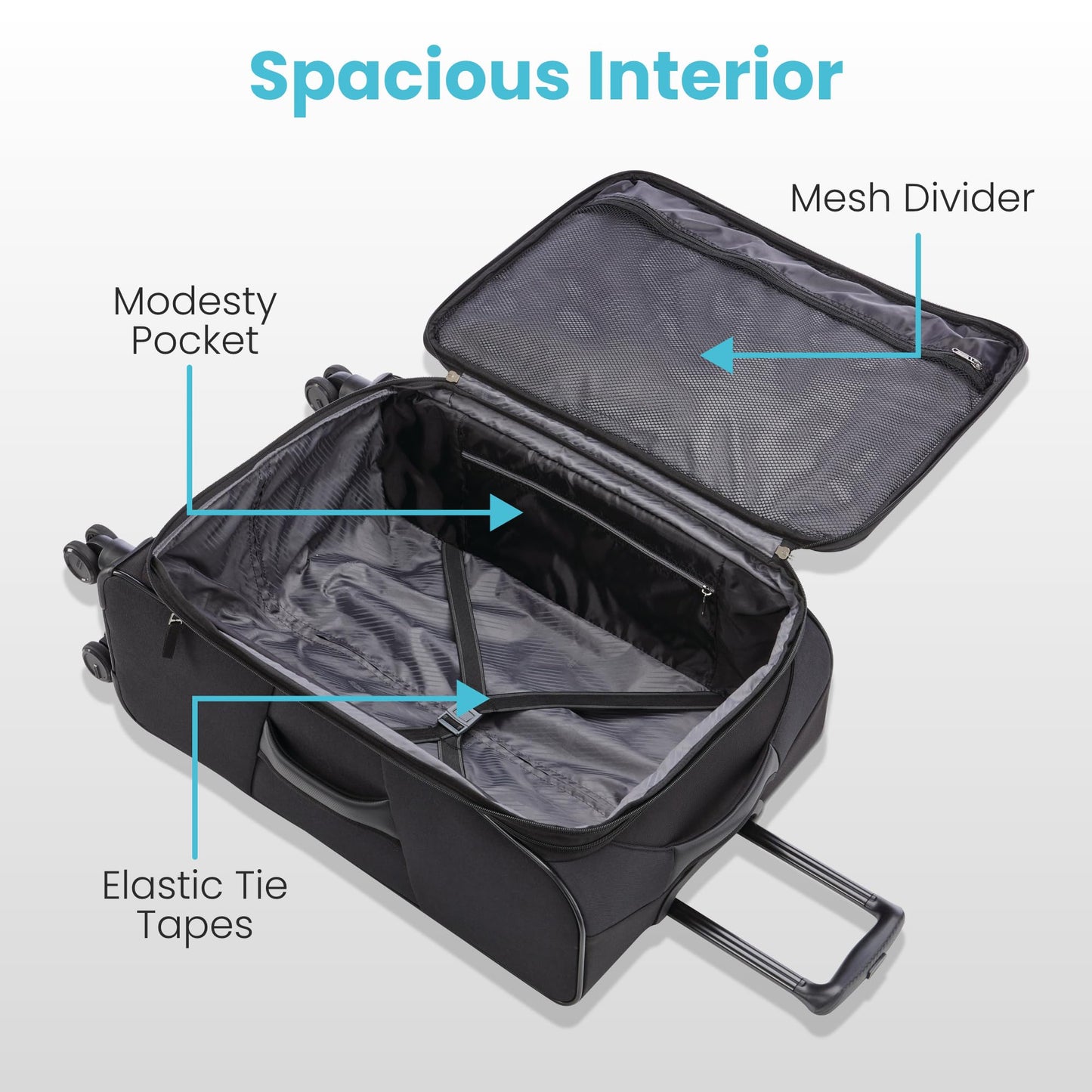 American Tourister 4 KIX 2.0 Softside Spinner Luggage Collection
