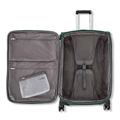 Samsonite Element 3-PC Soft-Sided 21/25/29 (Carry-On, Medium, Large Checked), Lightweight Expandable Luggage Set: 2 Front & Side Pocket, Four Spinner Wheels, Adjustable Handle, Durable
