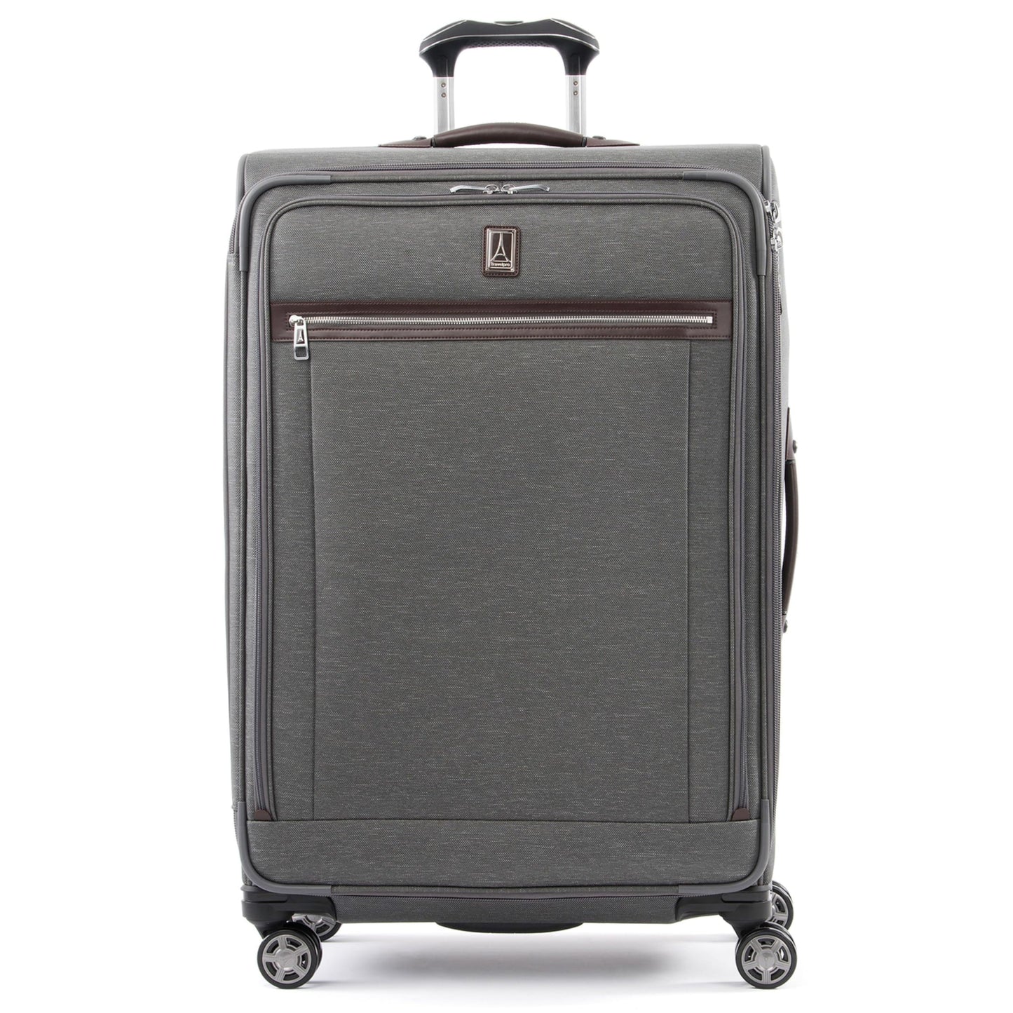 Travelpro Platinum Elite Softside Expandable Checked Luggage, 8 Wheel Spinner Large Suitcase, TSA Lock, Men and Women