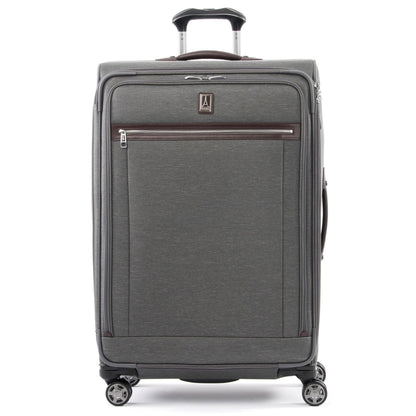 Travelpro Platinum Elite Softside Expandable Checked Luggage, 8 Wheel Spinner Large Suitcase, TSA Lock, Men and Women