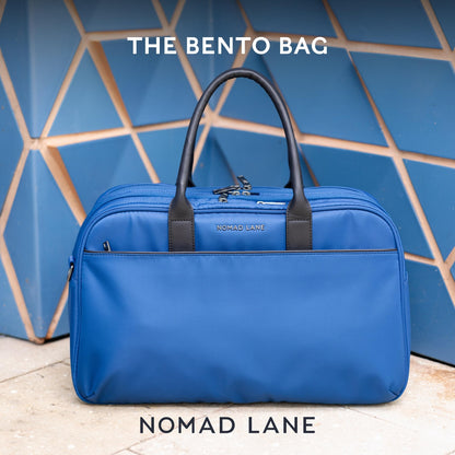 Nomad Lane The Bento Bag Carry-On Luggage Duffel Bag, Durable & Lightweight Suitcase. Personal Item Weekender Overnight Travel Bag for Men & Women