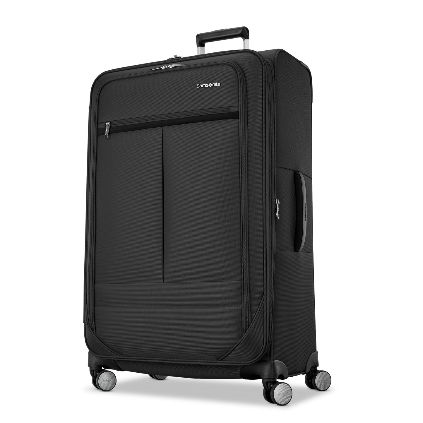 Samsonite Element 3-PC Soft-Sided 21/25/29 (Carry-On, Medium, Large Checked), Lightweight Expandable Luggage Set: 2 Front & Side Pocket, Four Spinner Wheels, Adjustable Handle, Durable