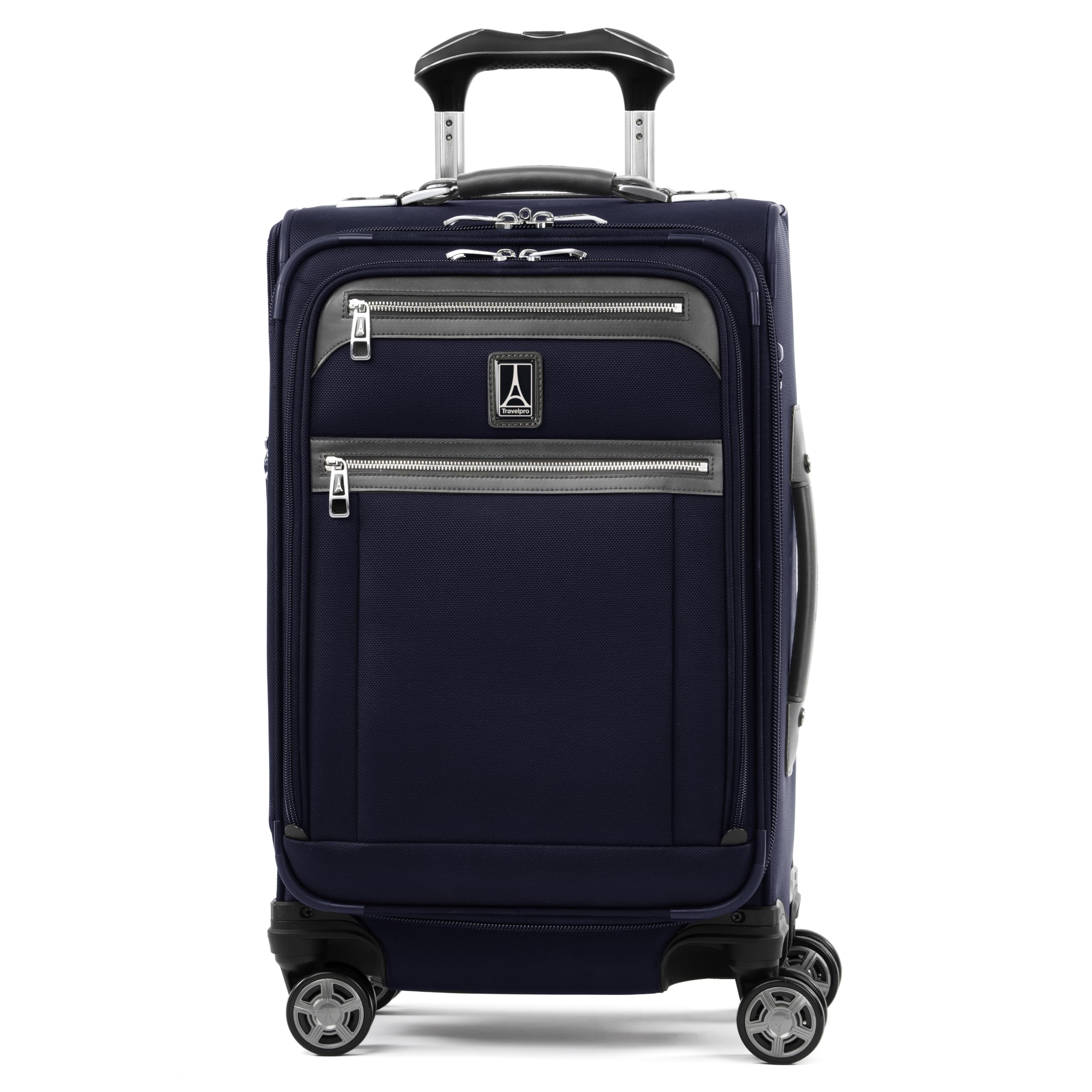 Travelpro Platinum Elite Softside Expandable Checked Luggage, 8 Wheel Spinner Large Suitcase, TSA Lock, Men and Women