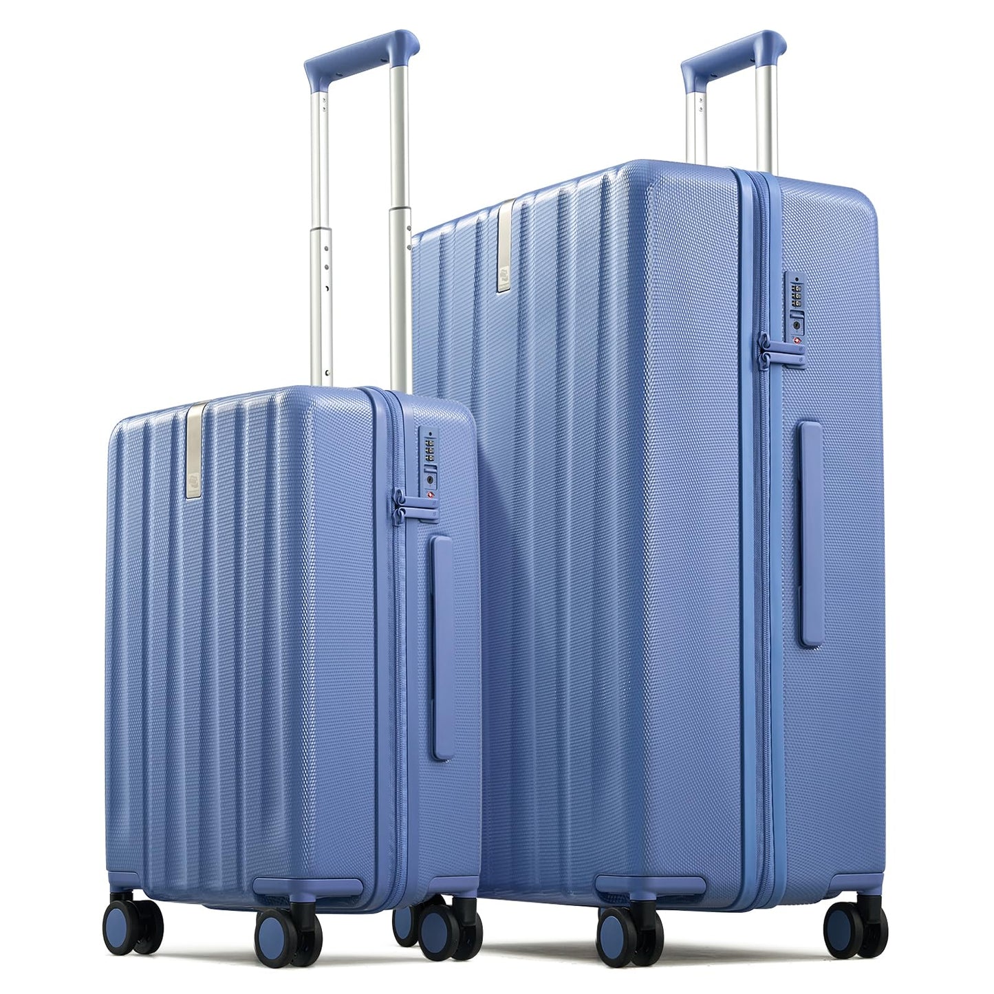 Hanke Upgraded Elite Luggage, PC Hard Shell Suitcases with Wheels, TSA Lock, Explosion-Proof Zipper Suitcase for Long Travel Men & Women