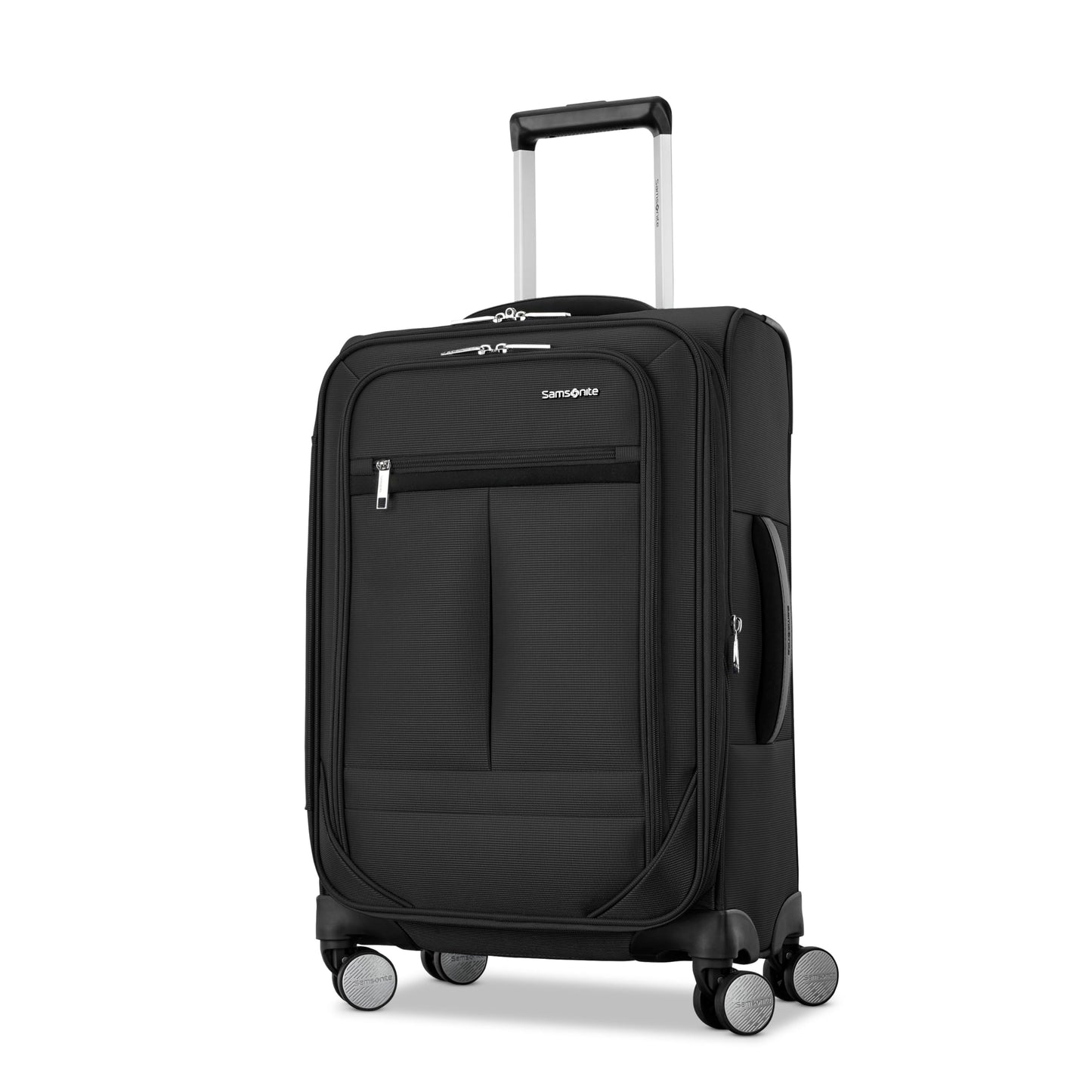 Samsonite Element 3-PC Soft-Sided 21/25/29 (Carry-On, Medium, Large Checked), Lightweight Expandable Luggage Set: 2 Front & Side Pocket, Four Spinner Wheels, Adjustable Handle, Durable