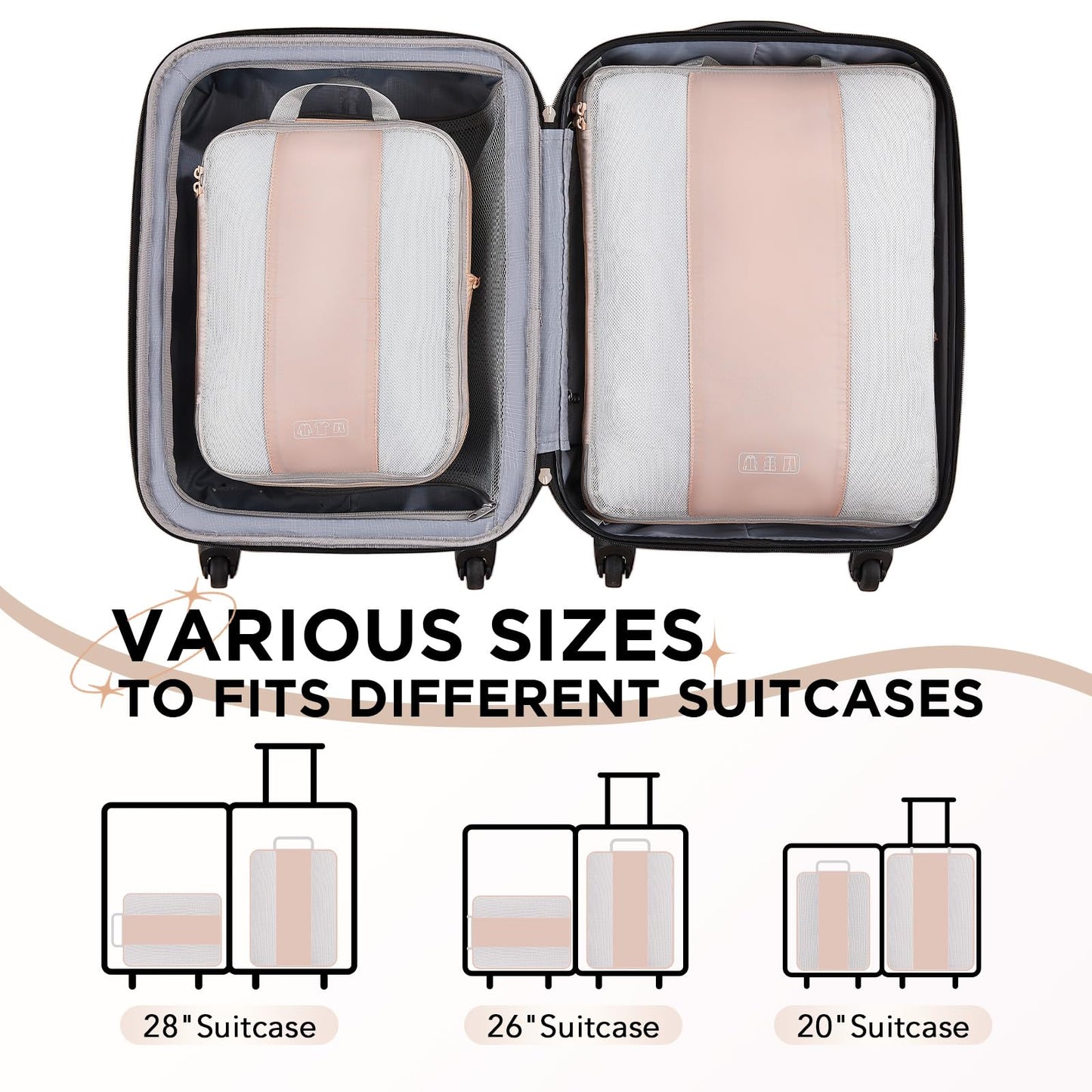 OlarHike Compression Packing Cubes Garment Bags