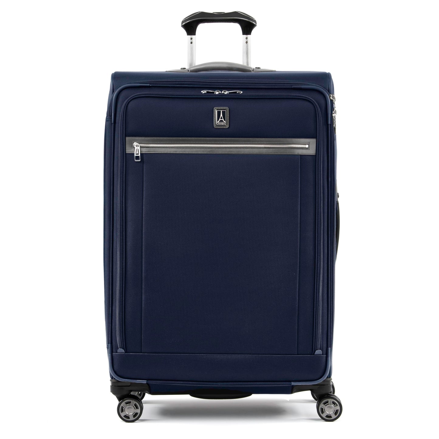 Travelpro Platinum Elite Softside Expandable Checked Luggage, 8 Wheel Spinner Large Suitcase, TSA Lock, Men and Women