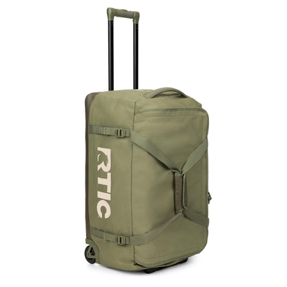 RTIC Road Trip Rolling Duffle Bag with Wheels for Men and Women, Traveling Tote for Camp, Travel, Gym, Weekender, Camping, Overnight Carry On, Sports, Spacious, Water Resistant