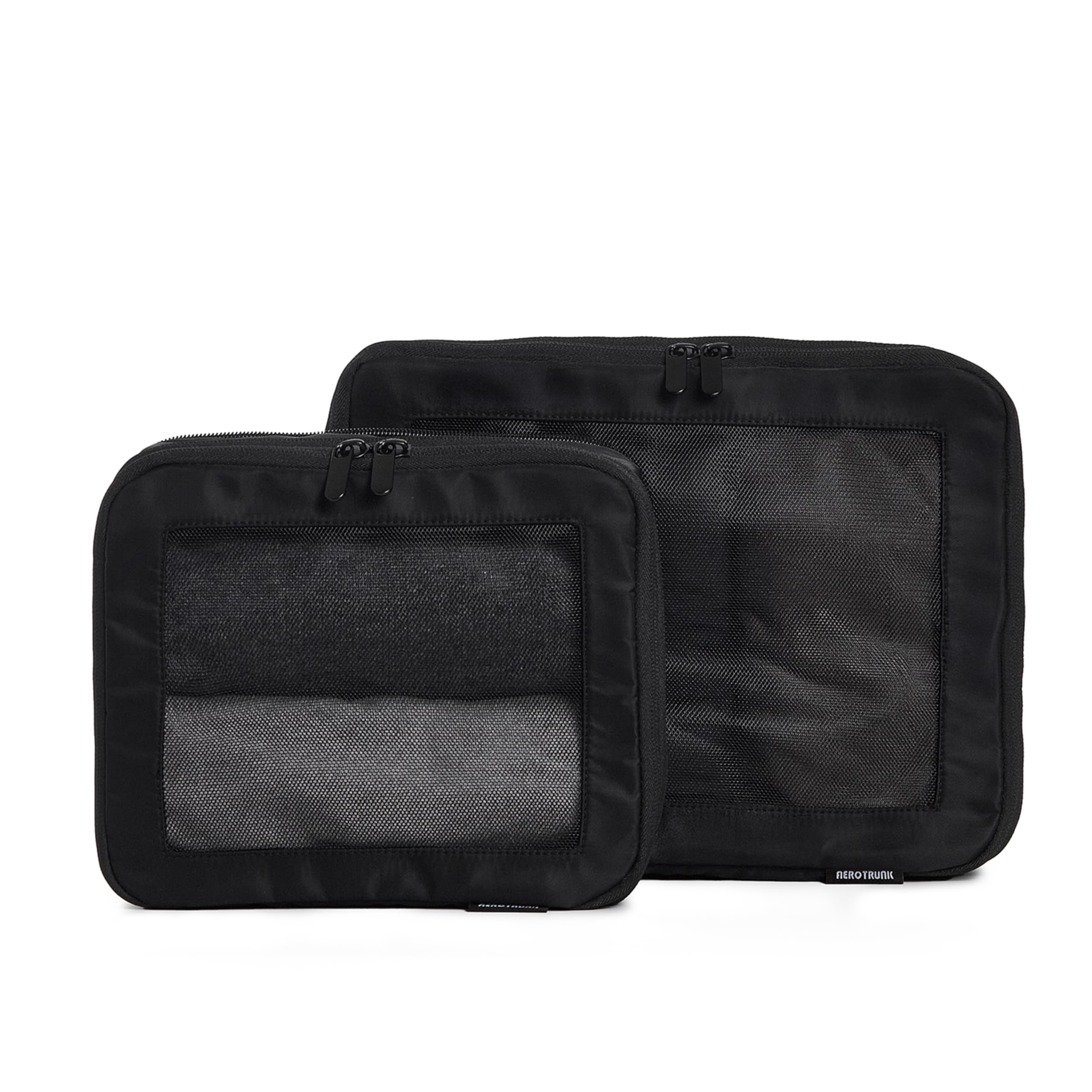 Aerotrunk Compression Packing Cubes for Travel - Luggage Organizer Bags - Double Zipper Packing Cubes for Suitcases